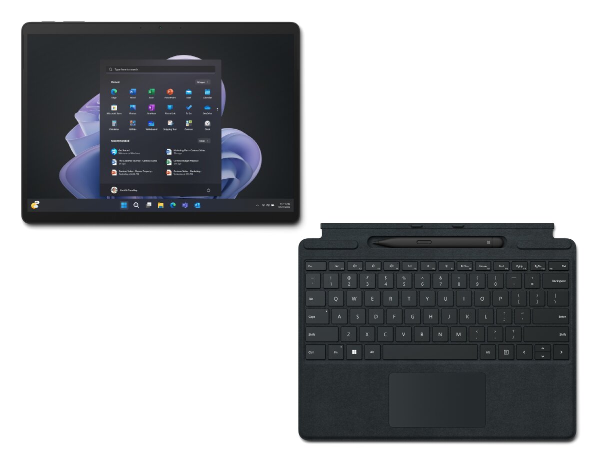 Microsoft Surface Pro 9 256 GB 13 IntelÂ® Coreâ„¢ i5 8 GB Wi-Fi 6E (802.11ax) Wi QF1-00021-GOV image gallery 1